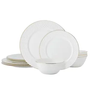 12 Piece Dinnerware Set - Service for 4