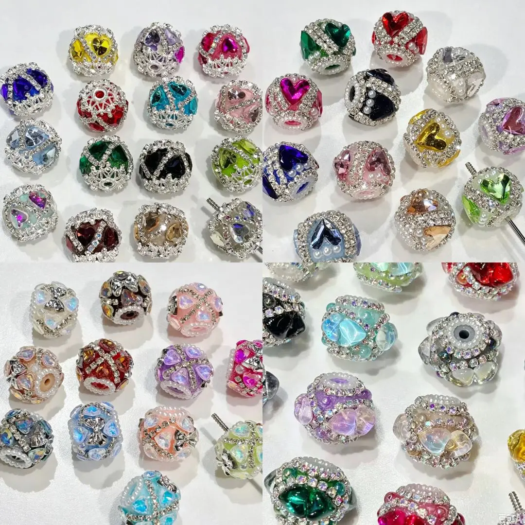 Tara-P42-Mixed Style Heart Fancy Beads