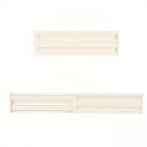 Drawer Dividers Organizers 4 Pack Adjustable 8cm High Expandable from 27.7-52.5cm Kitchen Drawer Organizer Clear Plastic Drawer Storage