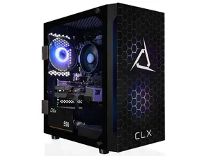 CLX SET Gaming Desktop - AMD Ryzen 5 8400F 4.2GHz 6-Core Processor, 32GB DDR5 Memory, GeForce RTX 5060 Ti 8GB GDDR7 Graphics, 2TB NVMe M.2 SSD, WiFi, Win 11 Home 64-bit