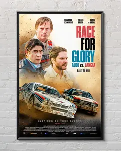 Movie Poster Race for Glory Audi vs Lancia 2024 Daniel Bruhl
