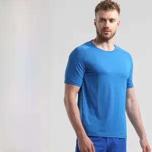 Outdoor Sports Short Sleeve Men and Women Mesh Quick-Dry T-Shirt Marathon Running Top Fitness Training Top Reflective