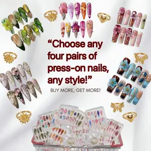 Her Apex Nails-Handmade Press-On Nails | Reusable, Salon-Quality, Long-Lasting, Glossy Design