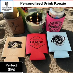 Personalized Drink Koozie- Custom Engraved Gifts