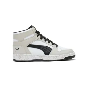 PUMA Mens Rebound Layup Atypical Lace Up Sneakers Shoes Casual - White