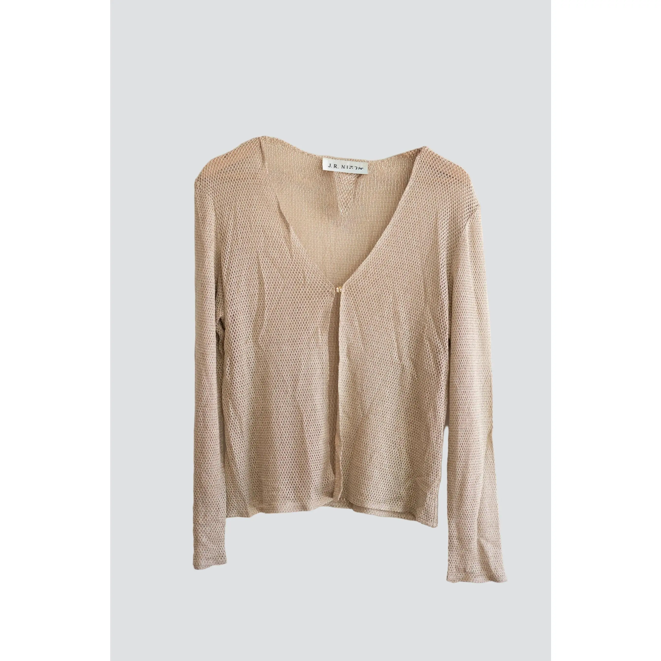 Gold Mesh Cardigan