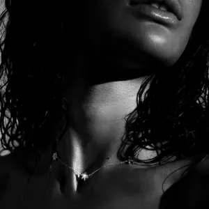 Silver Cannabis 3 Leaf Diamond Necklace for Women