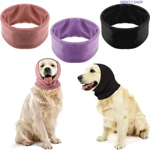 Noise Reduction Pet Ear Cover, Soft & Comfortable Pet Ear Protector for Dogs & Cats, Multi-Use Ear Protection for Grooming, Bathing & Stress Relief Pet Care Accessory