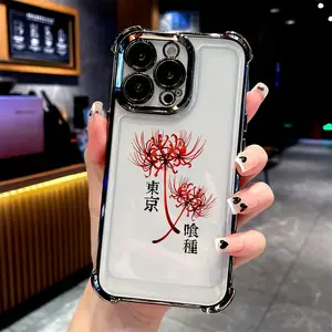 Tokyo Hot Comic G-Ghoul Phone Case for iPhone17/16/15/14/13/12/11Pro Max, X, XR, XS Max, 8, 7 Plus -Transparent TPU Shockproof Cover with Unique Cartoon Design Animal Colorful Protection Protective Personalized Smartphone Cellphone Casing Screen Protector