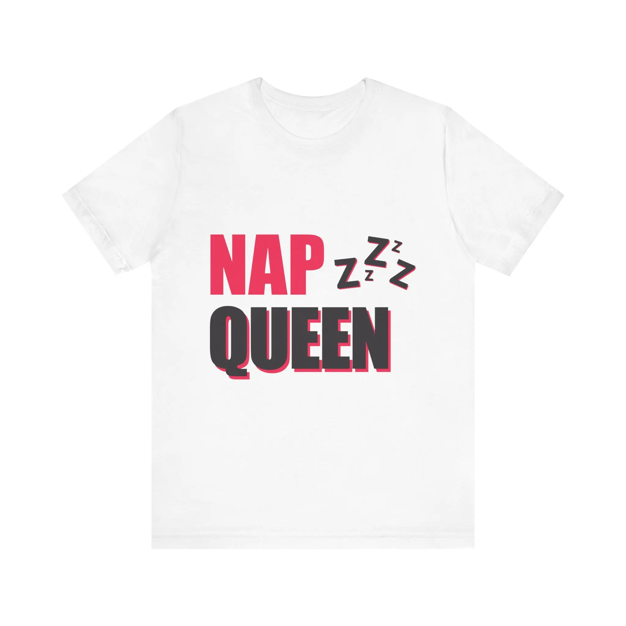 Nap Queen Unisex Jersey Tee - Perfect for Nappers, Gift for Sleep Lovers, Cozy Lounge Wear, Unique Pajama Top, Fun Sleep Shirt