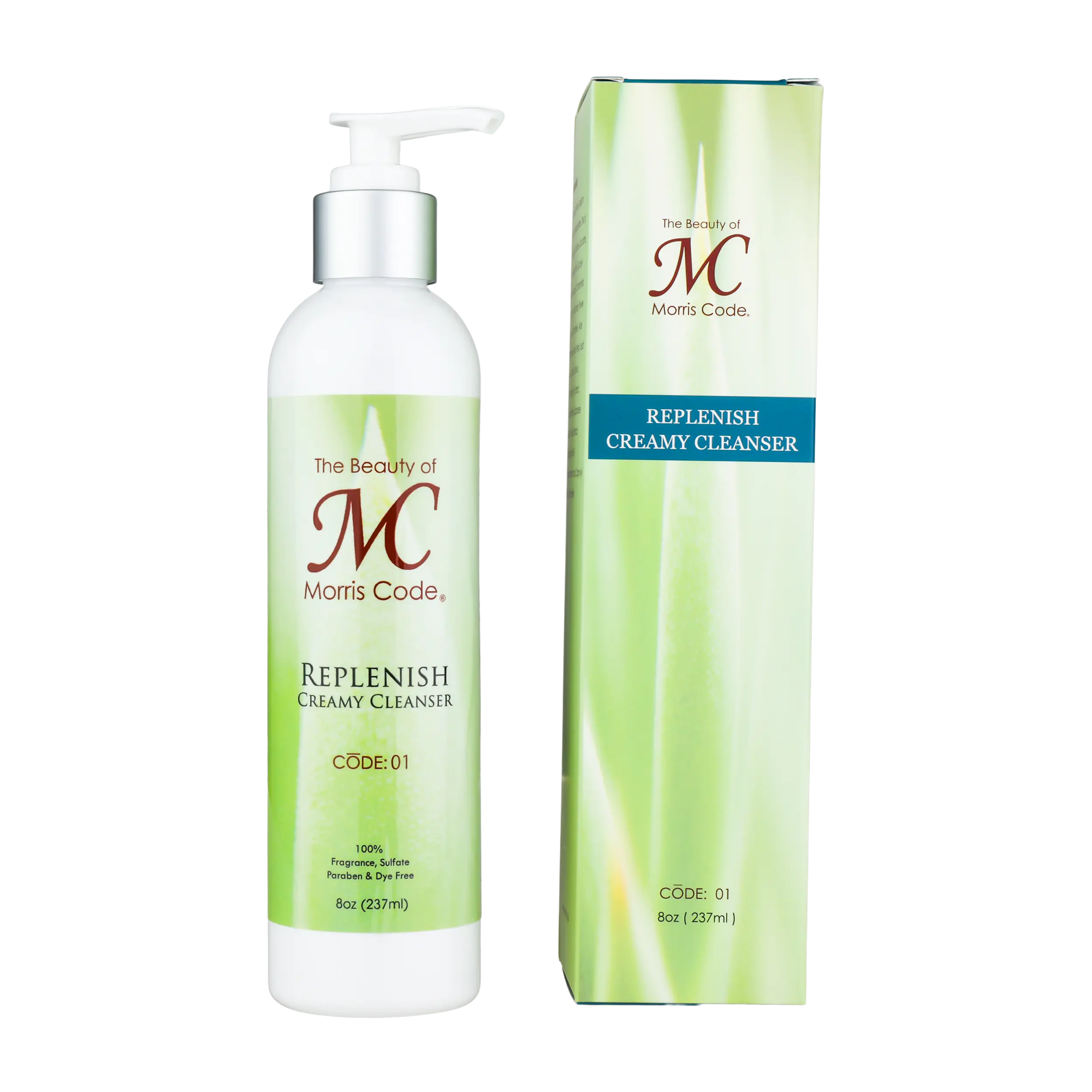 Morris Code Beauty Replenish Creamy Cleanser 8oz