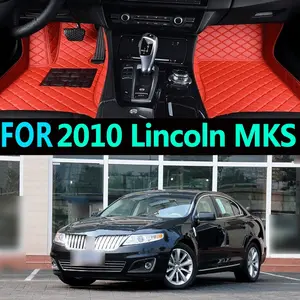For 2010 Lincoln MKS Custom-Fit Full Coverage Car Floor Mats Easy-Clean Carpet-Style Floor Mats