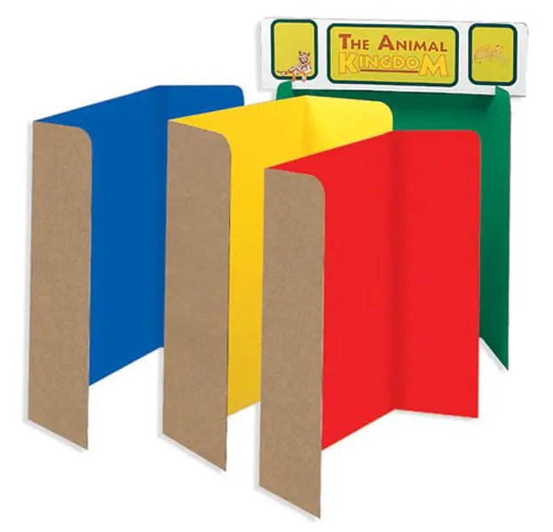 Pacon Corporation Pac3766 Black Corrugated Header Presentation Board, 48" x 36" for Projects, Booths & Display Booths