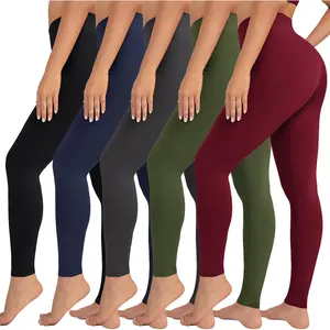 High Waisted Leggings for Women Stretch Tummy Control Workout Running Yoga Pants Reg&Plus Size, Tummy Control Shaping Training Leggings#TikTokShopHolidayHaula.