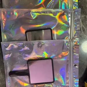 Hand Held Mirrors - Holographic Design Handheld Mirrors as Described