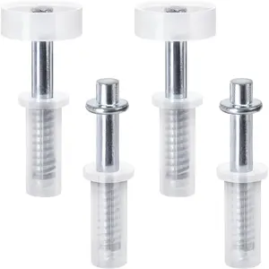 4 Pcs Bi-Fold Door Top Roller Guide Wheel and Top Pivot Spring Loaded Bifold Door Hardware Repair Kit for Folding Pocket Accordion Barn Door