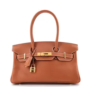 Pre-owned HERMÈS Leather Shoulder Bags Hermes Shoulder Light Birkin Bag Evercolor 29 by Rebag