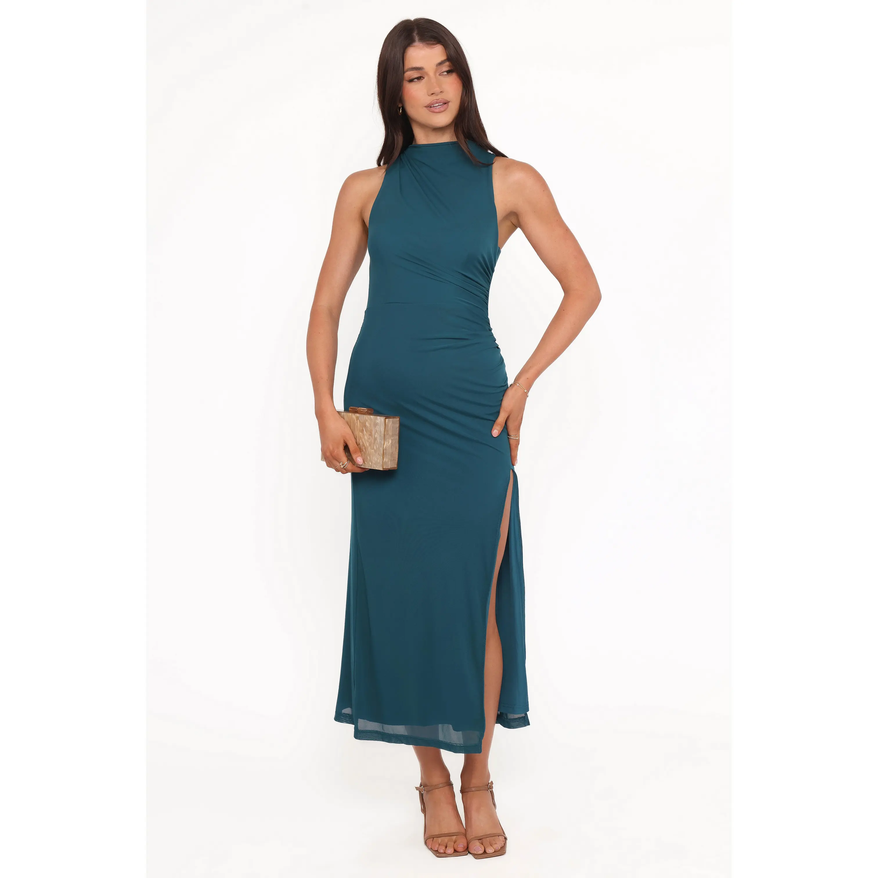 Hayven Midi Dress - Teal