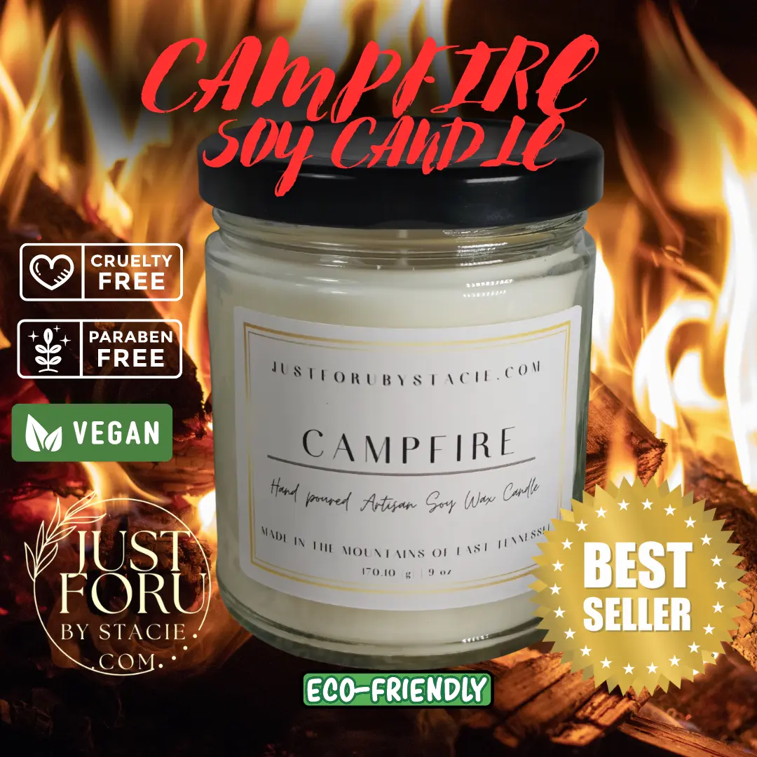 Campfire Soy-Wax Candle - Perfect for Candle Decoration
