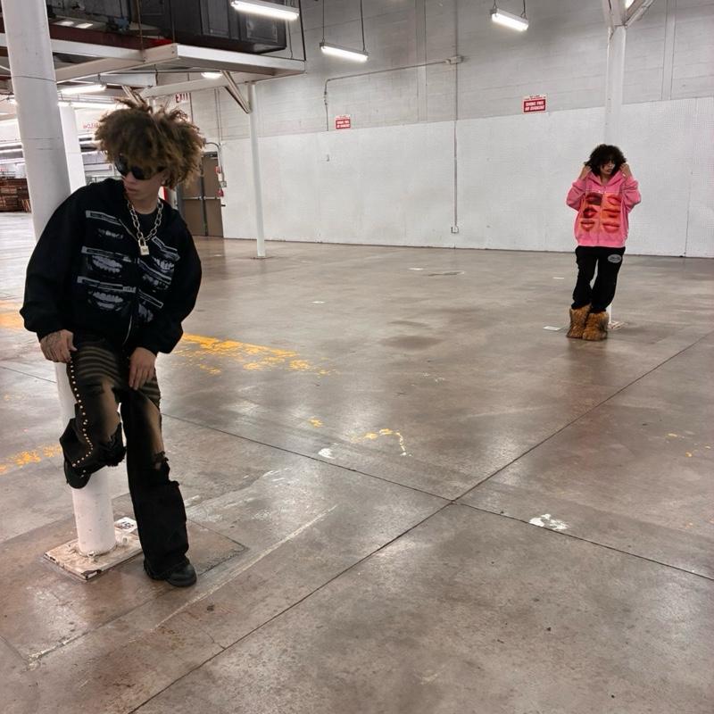 ByVirtue Black Love Stories Hoodie If I Was Perfect Collection Unisex Sweatshirts with Unique Lip Design - Top