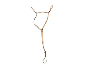Traditional Flat Hunt Style Breastplate Pony Natural
