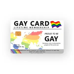 Gay Card Membership Gift Funny Small Chip Big Chip Holographic Credit Card Decal Sticker Card Skin Vinyl Sticker Card Cover debit
