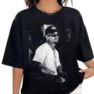 Chr1s Br0wn, Chr1s Br0wn Shirt, Vintage Chr1s Br0wn T-Shirt, Tour T-Shirt, Chr1s Br0wn Concert Shirt Cotton Fabric