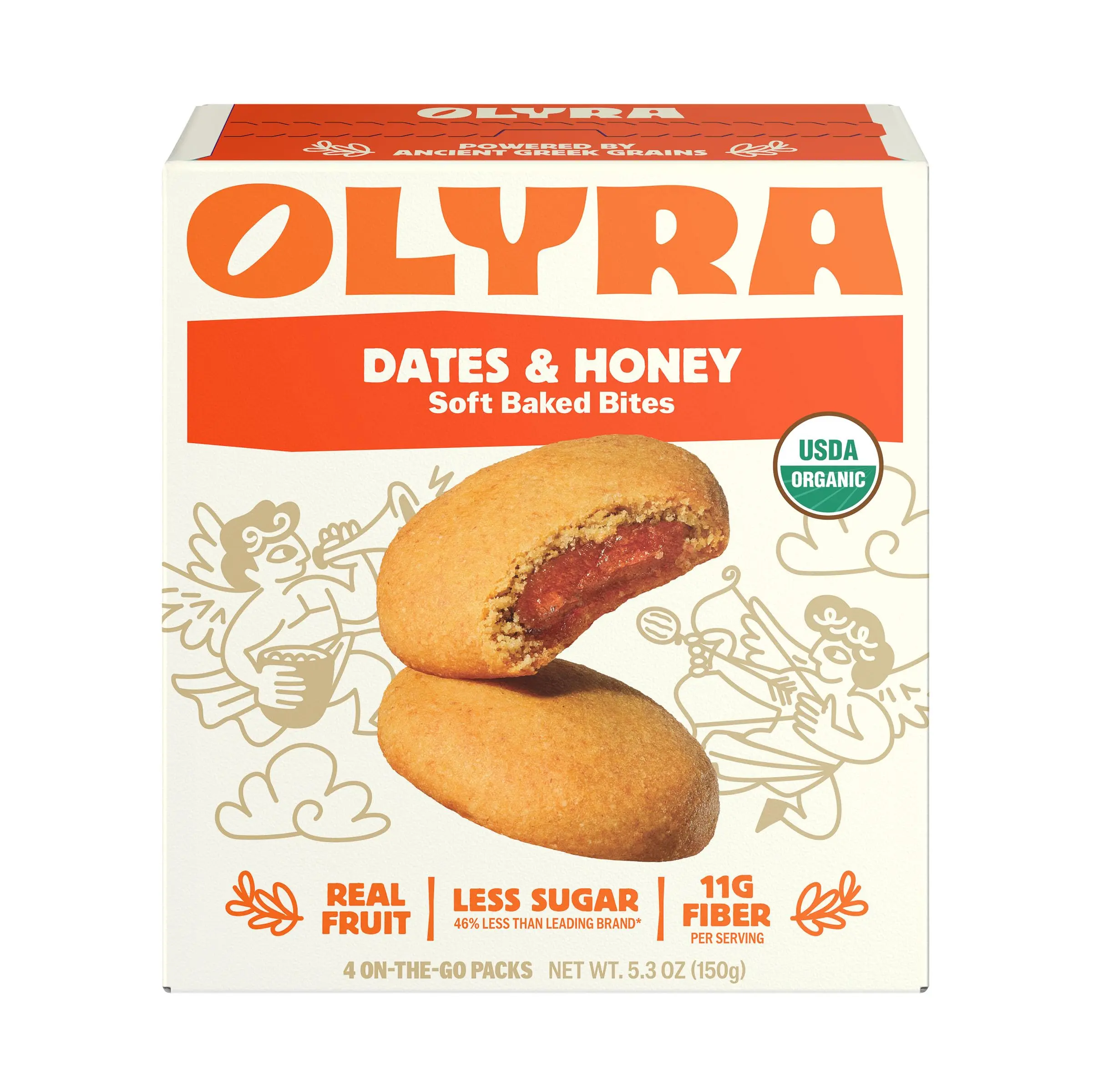 Olyra Organic Olyra Organic Biscuits Breakfast Dates And Honey Filled 4Ct