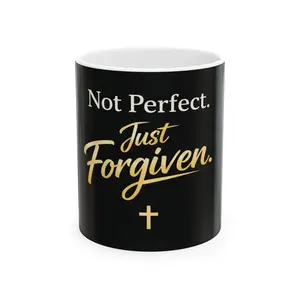 Not Perfect Just Forgiven coffee mug
