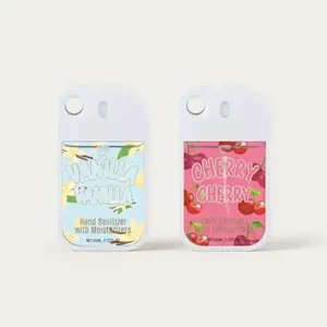 Moisturizing Travel Hand Sanitizer Spray with Scent Set, 2pcs Cute and Portable Liquid Hand Sanitizer Spray, Gentle No-Rinse Hand Gel, Perfect Gift for Women & Men