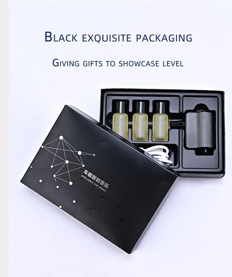 Car Air Freshener viral smart car scents Vent Clip Diffuser w/ RGB Light | AI Auto Start Stop Sensor | USB Rechargeable Essential Oil Nano Mist Odor Eliminator | 3 Modes Baby Safe Perfume | Metal Aesthetic Auto Interior Accessories Gift Set