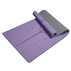 EverGlide Eco-Friendly TPE Yoga Mat 183×61×0.8 cm – Non-Slip, Lightweight & Tear-Resistant for Yoga, Pilates & Fitness