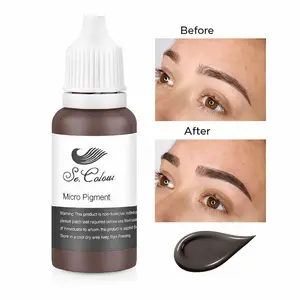 Hot selling Cosmetic Microblading Ink Kit |Semi permanent makeup eyebrow Tattoo ink pigments Studio | PMU Pigment for Eyebrows & Eyeliner