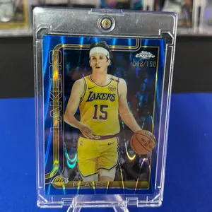 Austin Reaves — 2025-2026 Topps Chrome Blue Raywave /150