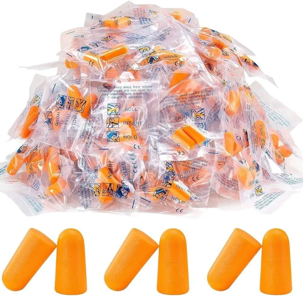 20 Pairs Super Soft Foam Snug Fit Earplugs for Noise Reduction, Effective Snoring Solution, Sleep Solution, Comfortable and Youth Friendly Ear Protection for Youth, Restful Nights