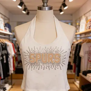 Spurs Bling Halter Top