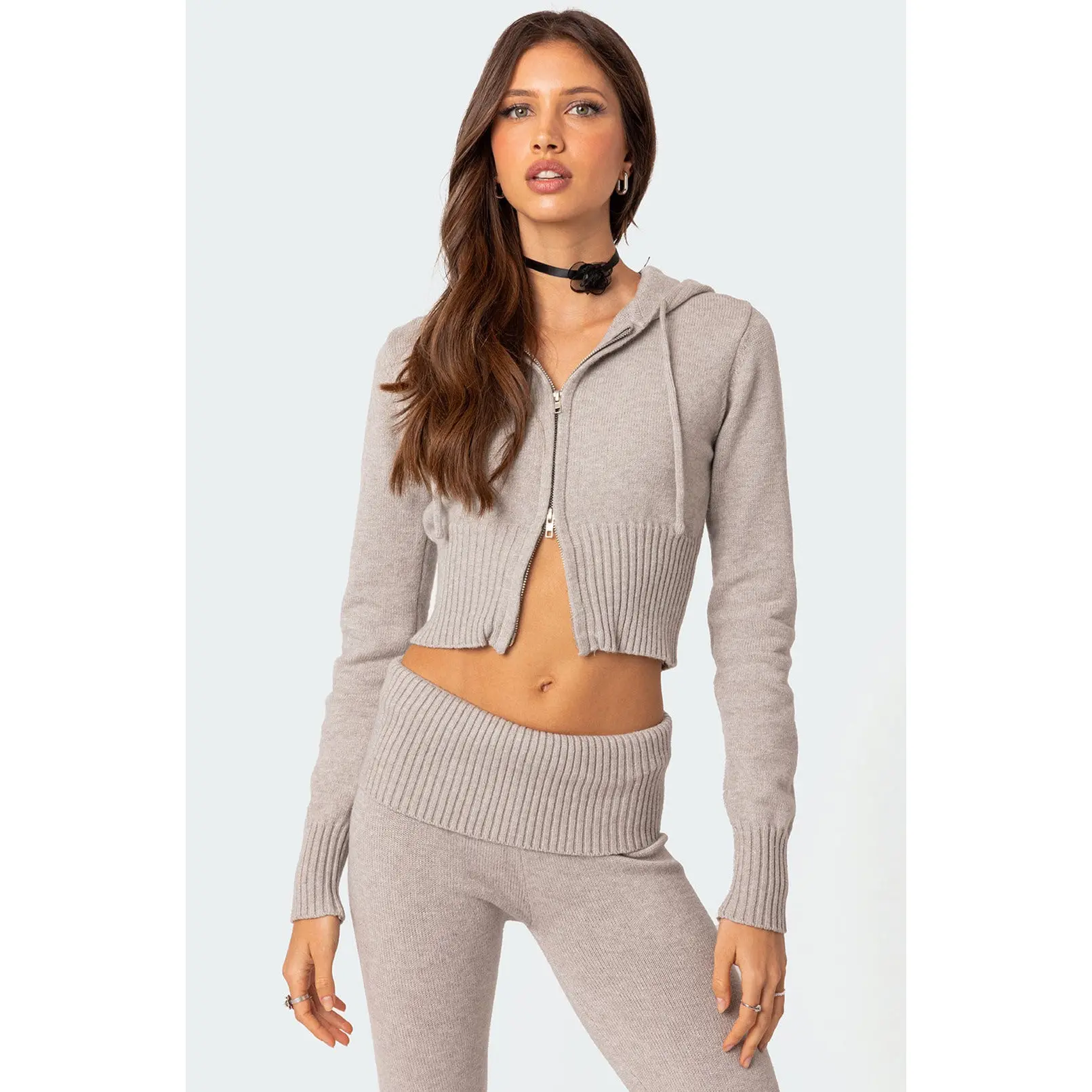 Desiree Knitted Hooded Cardigan Desiree Knitted Hooded Cardigan