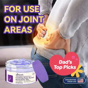 Joint Pain Gel Purple Gel, Soothing Massage Cream - Rapid Relief Muscle Gel for Knees, Lumbar, Neck, Hands, and Foot repair Healthcare Therapy Treatment muscle relaxation FathersDayGift