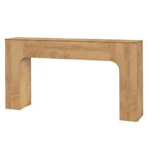 47"/63" Farmhouse Wood Console Table - Narrow Design, Perfect Sofa Table Behind Couch for Entryway & Hallway
