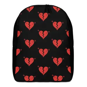 Blk BrknHeart Backpack