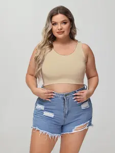 Plus Size Women's Bra for Lift and Support, No Wire Comfort with Side Support, Prevents Sagging for All-day Wear