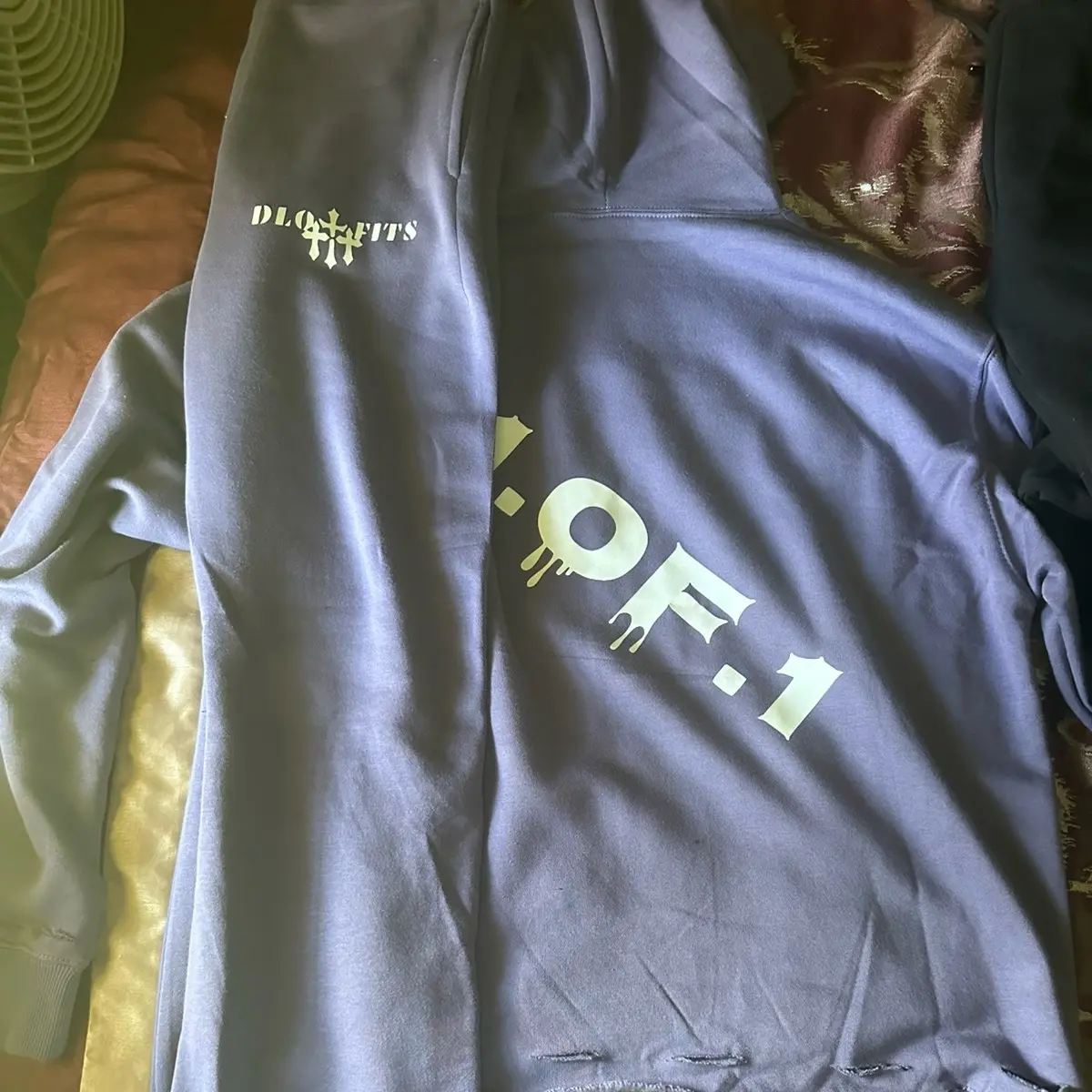 Purple 1.OF.1 DLOFITS SET  HOODIE and FLARES