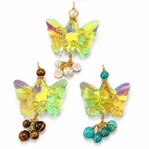 Maite Jewelry.                                                  AURORA CRISTAL pendant