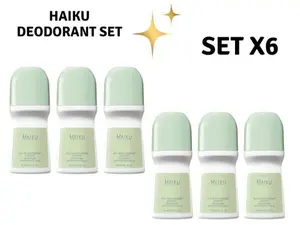 Avon Haiku Roll-On Deodorant Set x6 | Long-Lasting Freshness Inspired by Serenity and Nature