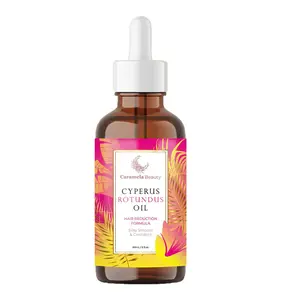 1 PCS Caramela Beauty Cyperus Rotundus Oil - 60ml Natural Cyperus Rotundus Oil For Hair Removal, Moisturizing & Soothing Cyperus Oil For Reducing Body Hair Growth, Hair Removal Oil Ideal for All Skin Types