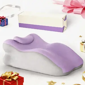 Memory Foam Pillow, Ergonomic Design, Supports Neck, Back, Leg Areas, Compatible with Face-Down Reading pillow, Comfortable and Soft Fabric, Removable, Suitable for Home, Bed, Sofa, Living Room Scenarios