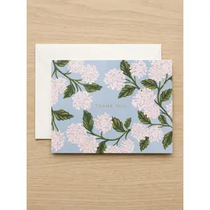 Hydrangea Thank You Card
