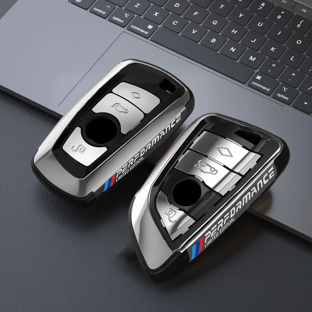 Electroplating style Car Key Cover for Bmw 1 2 3 4 5 7 8 X1 X2 X3 X5 X6 M2 M3 M4 M5 M6 M8, Durable Stylish Key Protection Accessory，Car KEY Decoration, Car Key Protector, Key Fob Protector, Key Fob Shell, Car Key Accessories