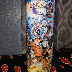 30 oz custom tumbler hallowen Sam Freddy Michael Myers Horror movies