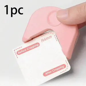 Portable R4 Corner Trimmer, Paper Cutter for Cards and Photos, DIY Scrapbooking Tool, Right Angle Sharp Edge Trimmer, Back-To-School Supplies